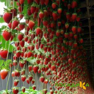 Клубника ампельная Анастасия купить по цене от 370р. в интернет-магазине «Посадика» с доставкой почтой в в Харовске и по всей России – [изображение №1].